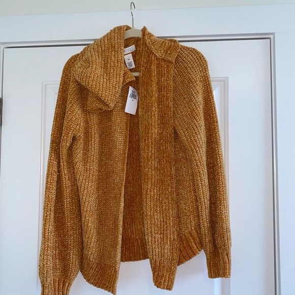 Planet Gold Women's Sweater in Mustard Yellow​ - Picture 1 of 2